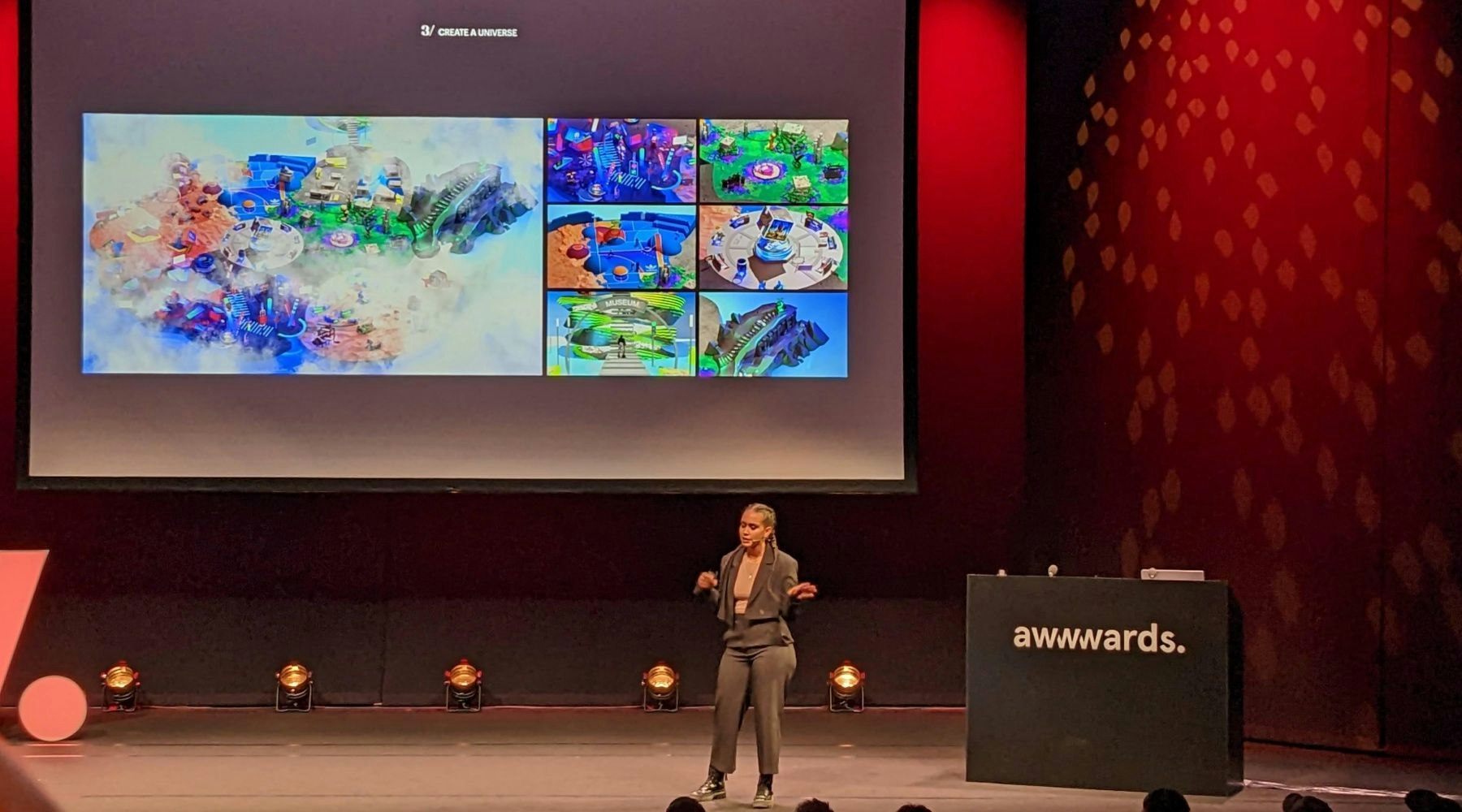 Metaverse presentatie tijdens de Awwwards 2022