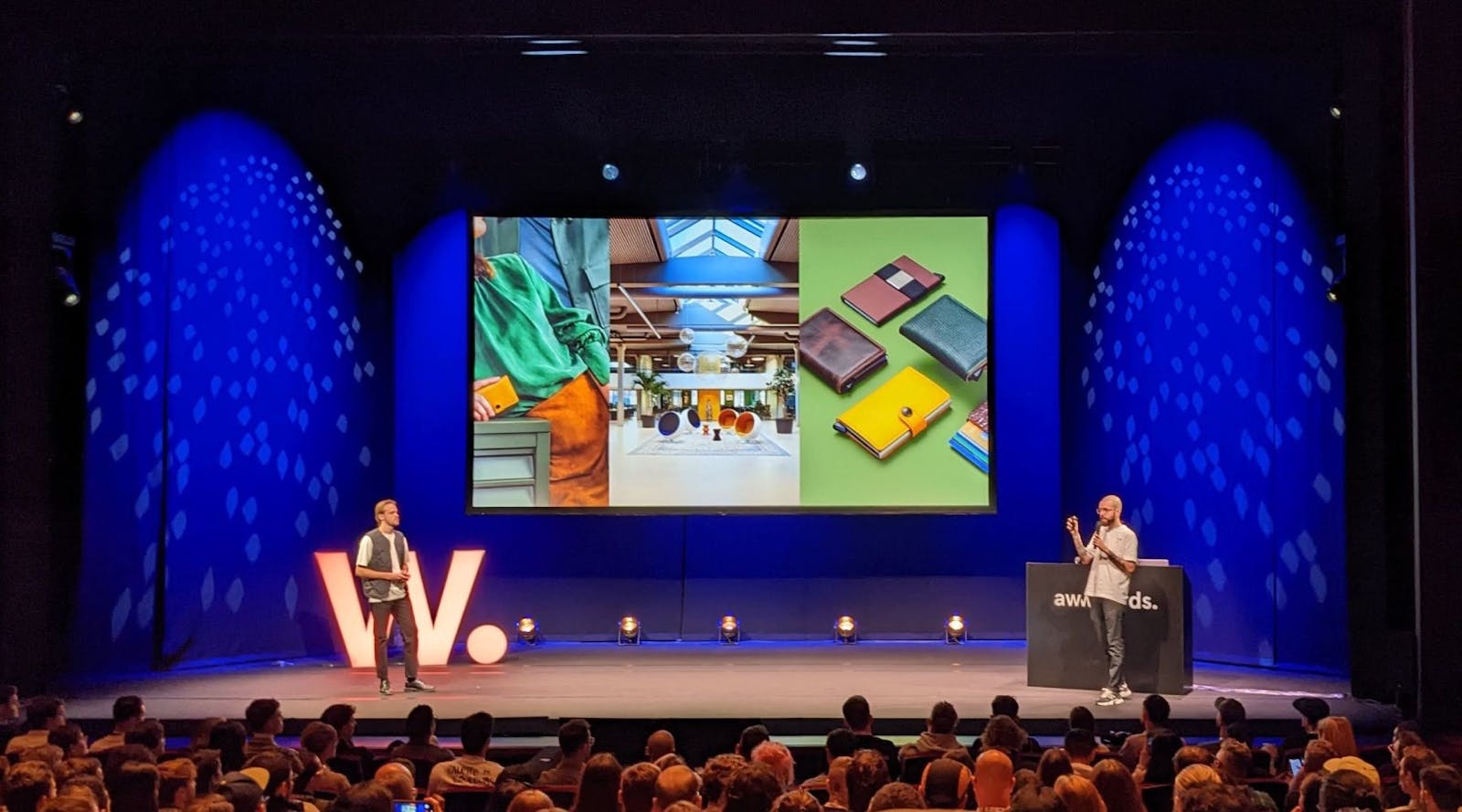 UX presentatie tijdens de Awwwards 2022